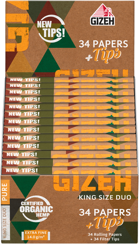 GIZEH PURE King Size Slim + Tips