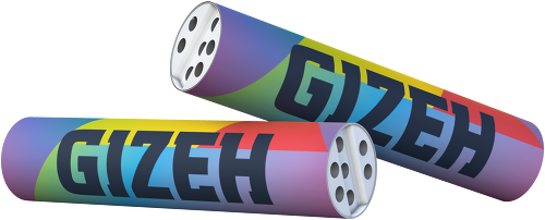 GIZEH Rainbow Active Filter 6mm (50 Pack)