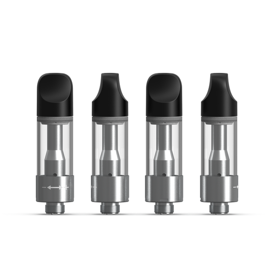 Plastic duck bill cartridge in black