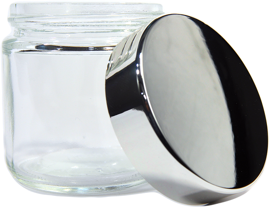 100ml Glass Jar – Silver Lid