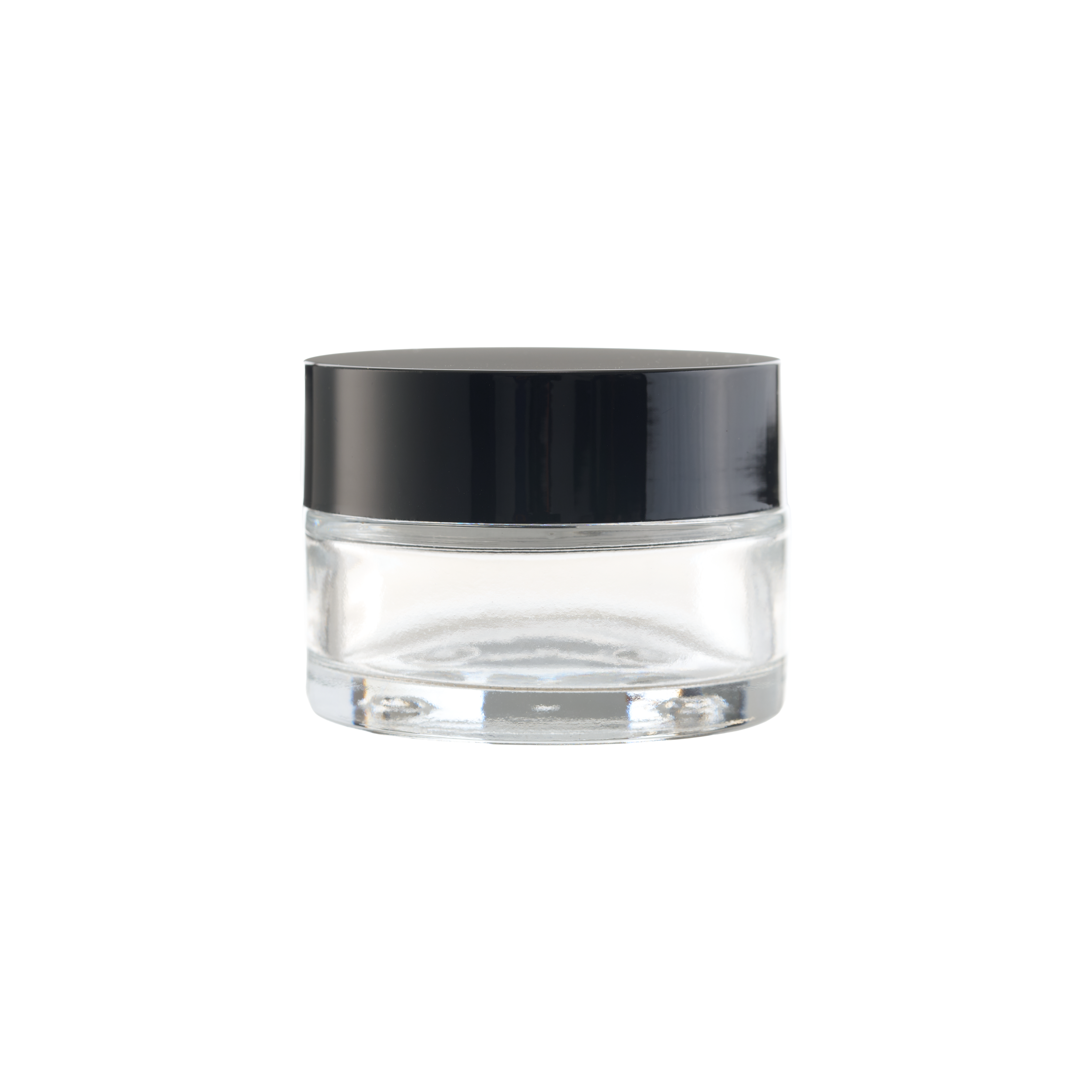 50ml Glass Jar - Black Lid