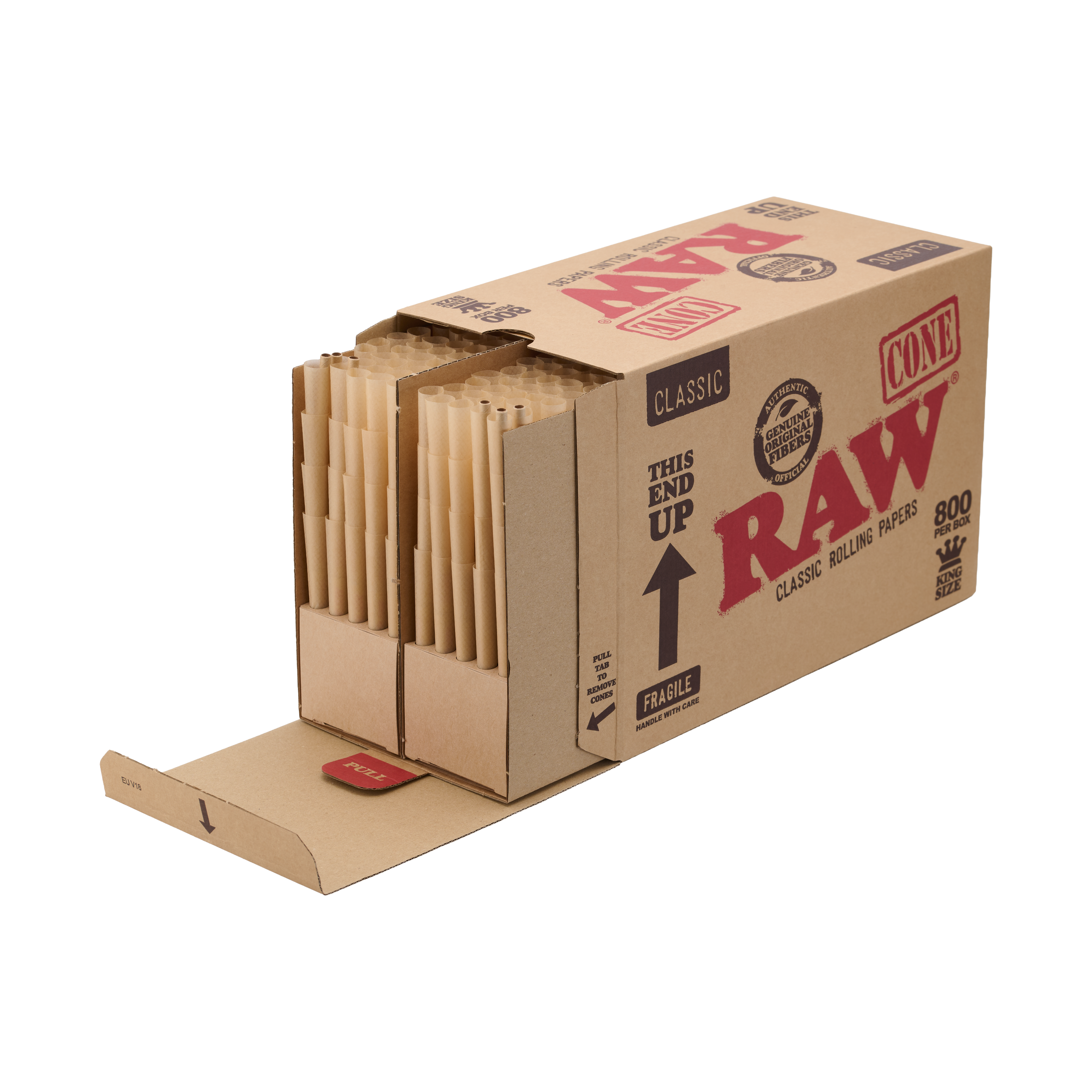 RAW King Size Cones (800 Units)