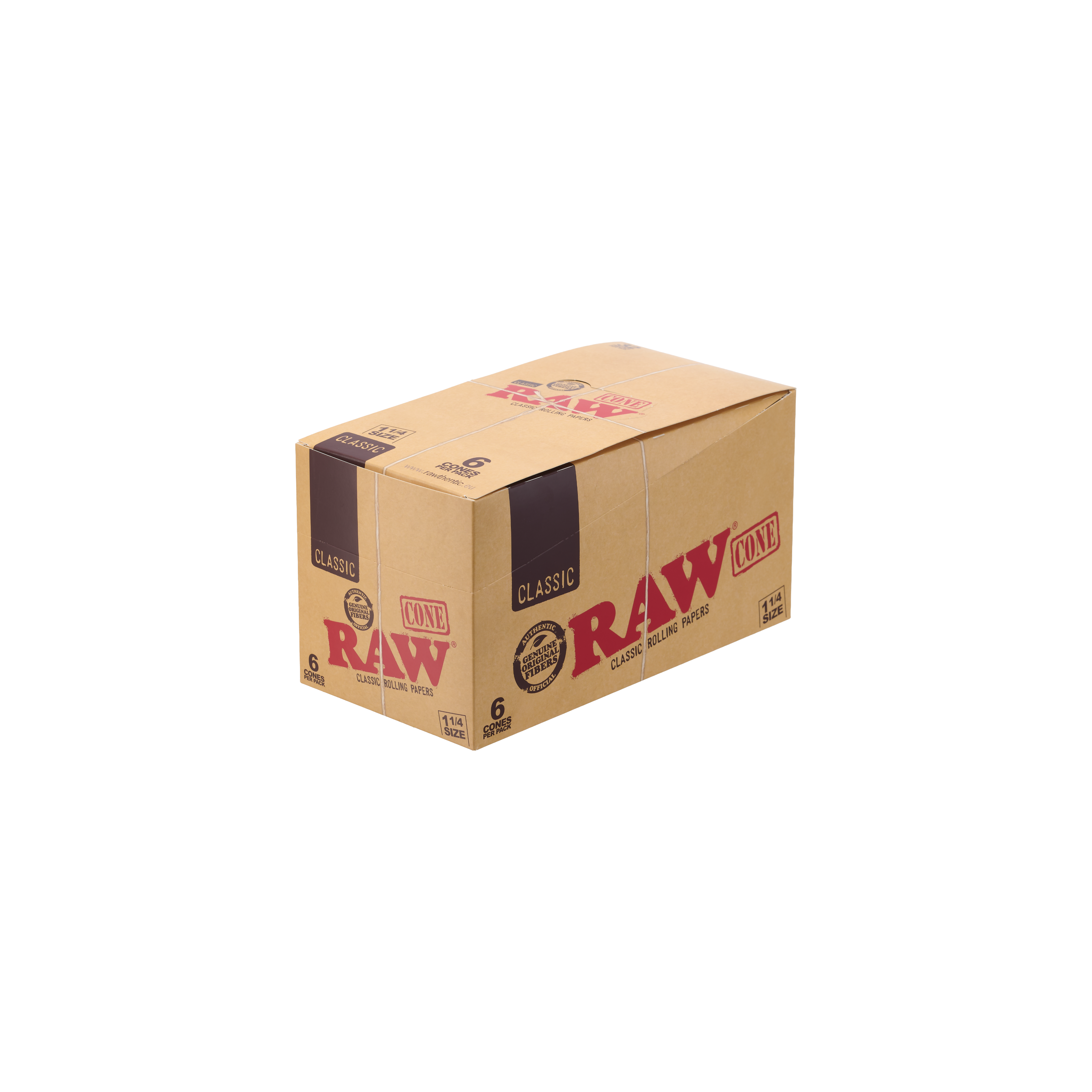 Raw 1 1/4 Size Cones (6x32)