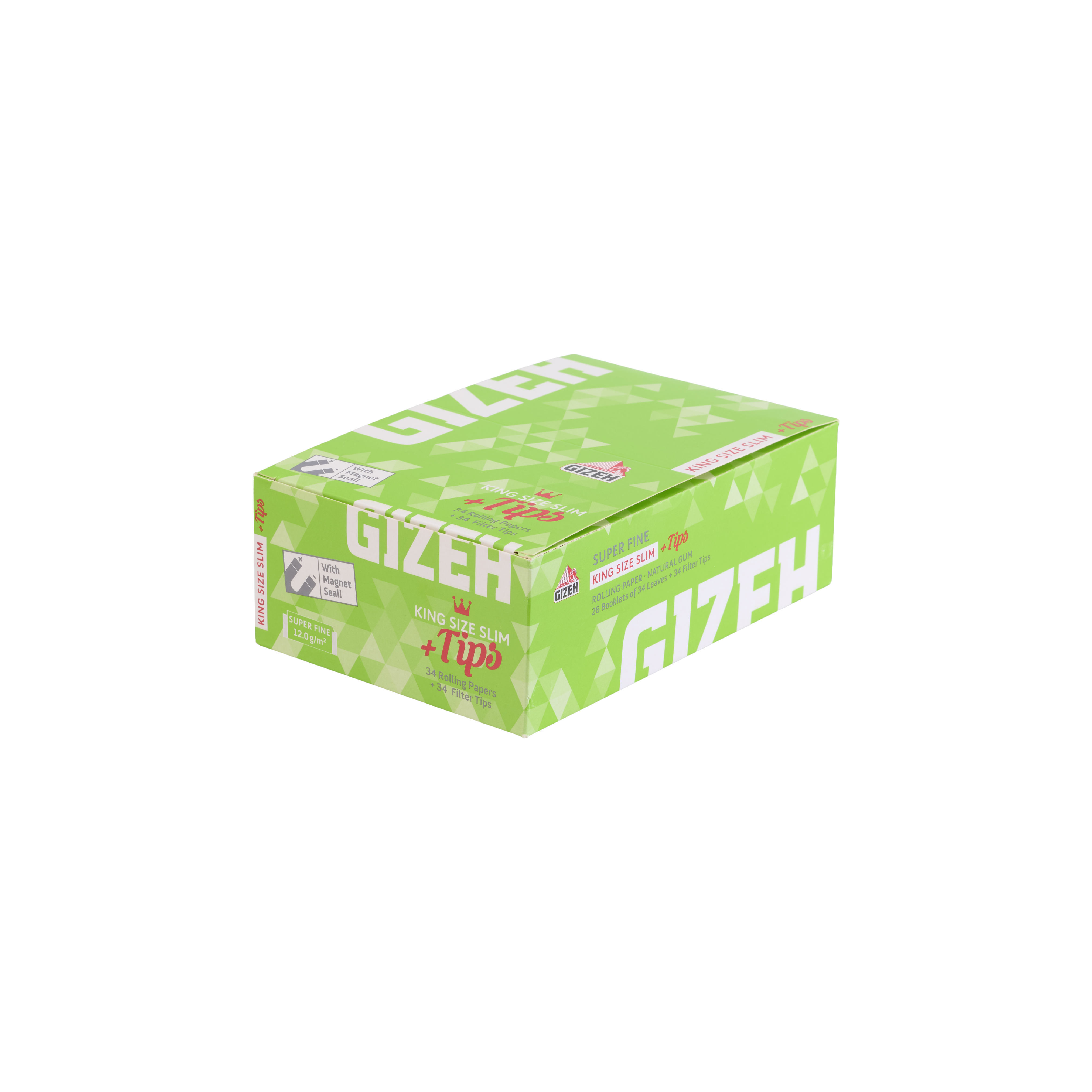 GIZEH King Size Slim Super Fine + Tips