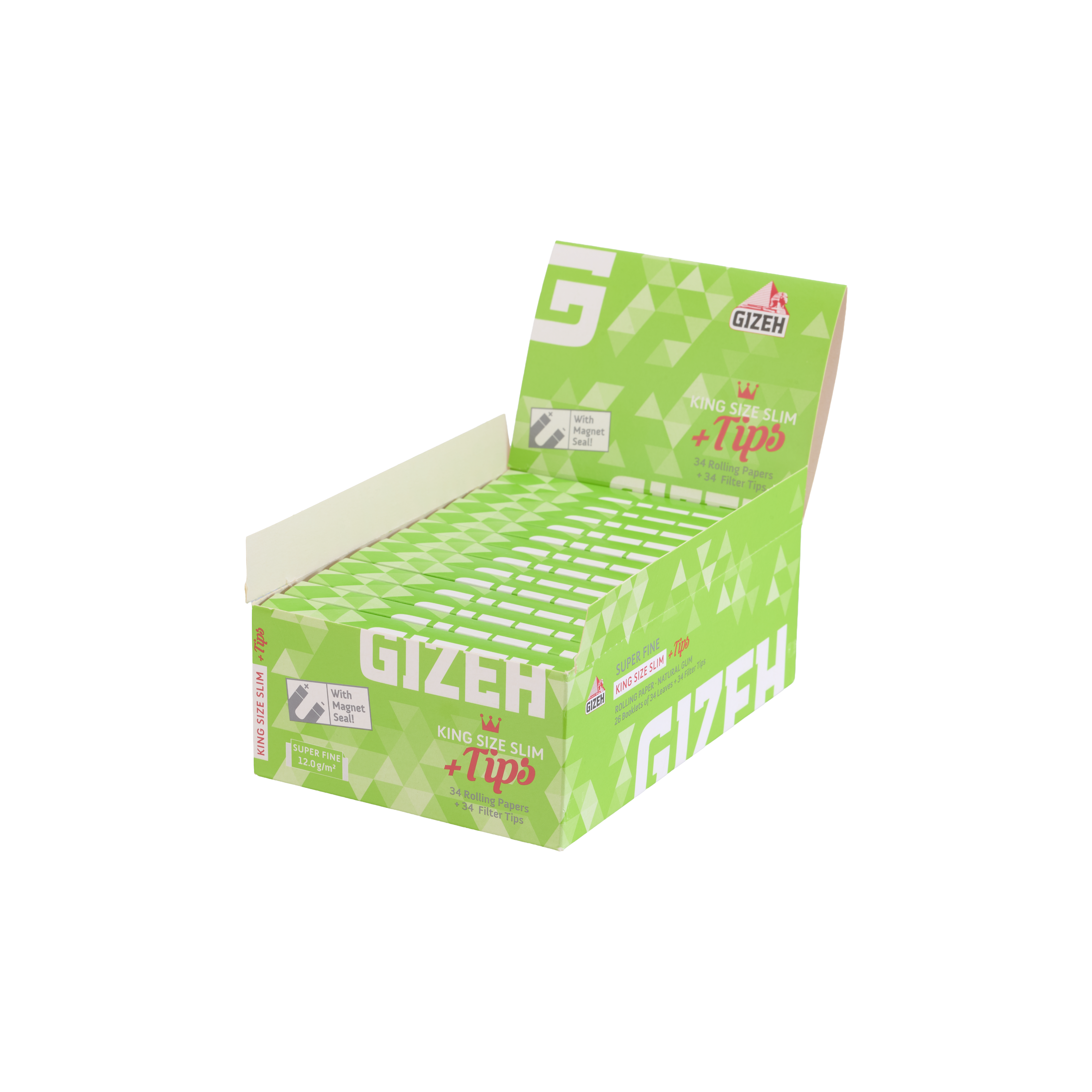 GIZEH King Size Slim Super Fine + Tips
