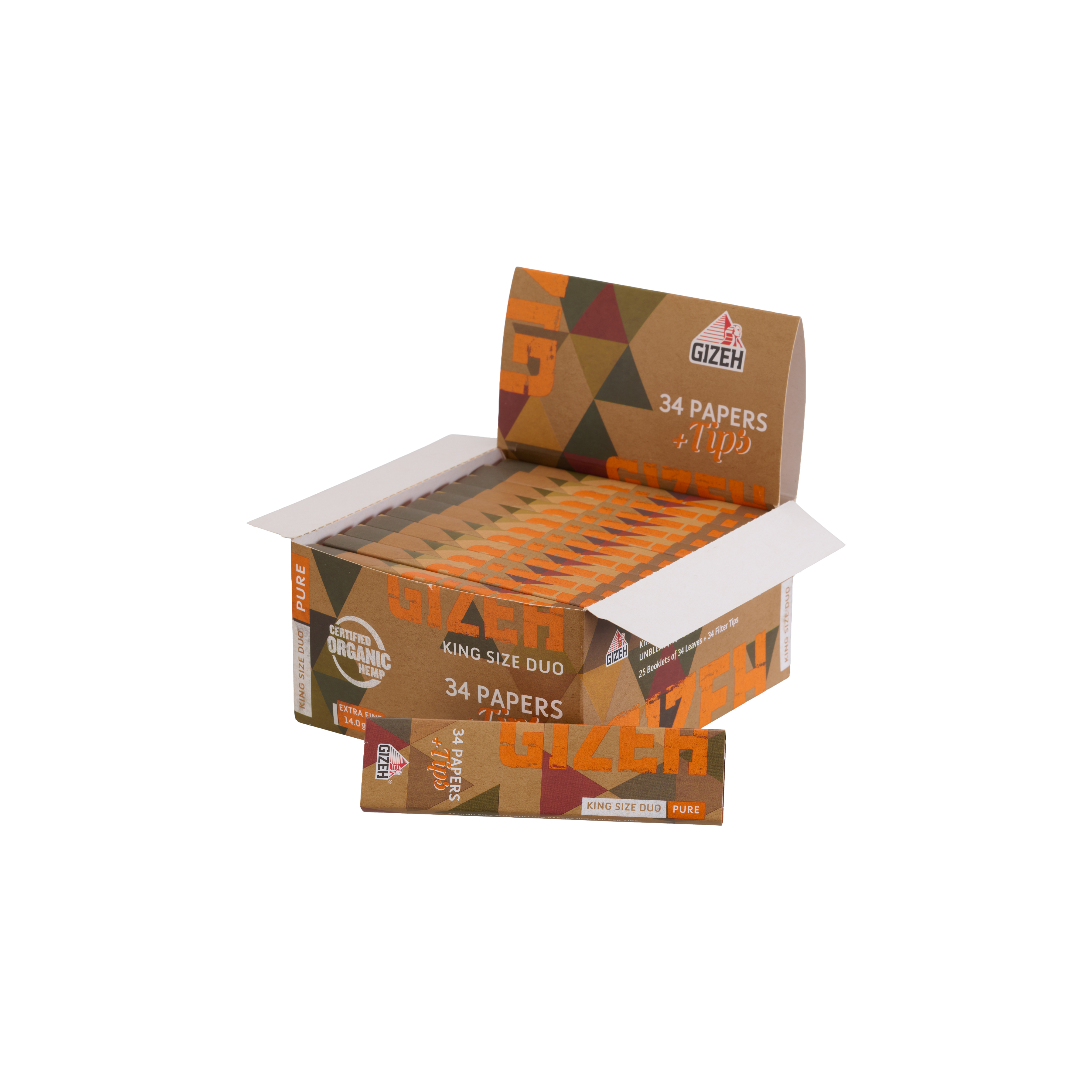GIZEH PURE King Size Slim + Tips