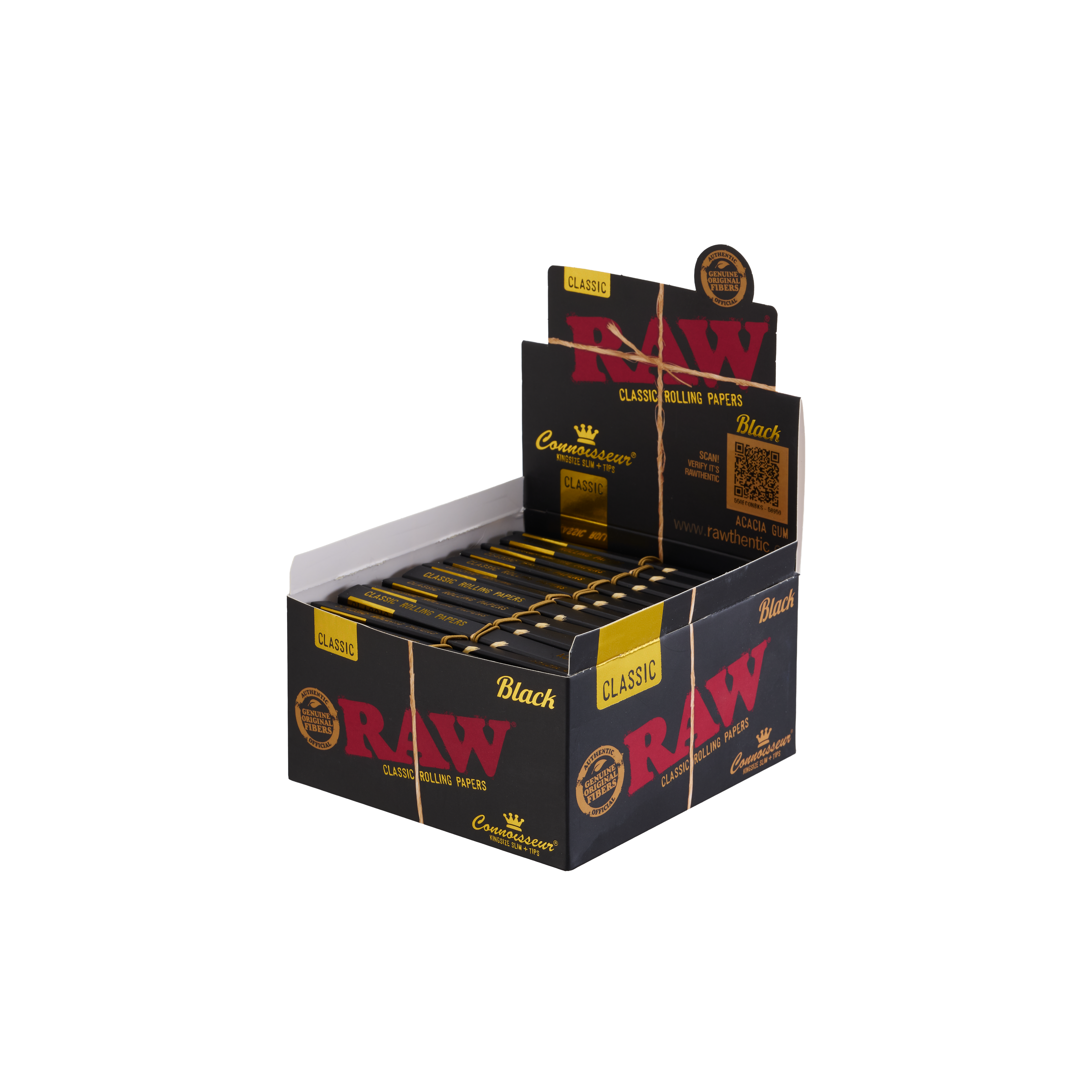 RAW Classic Black King Size (With Tips)