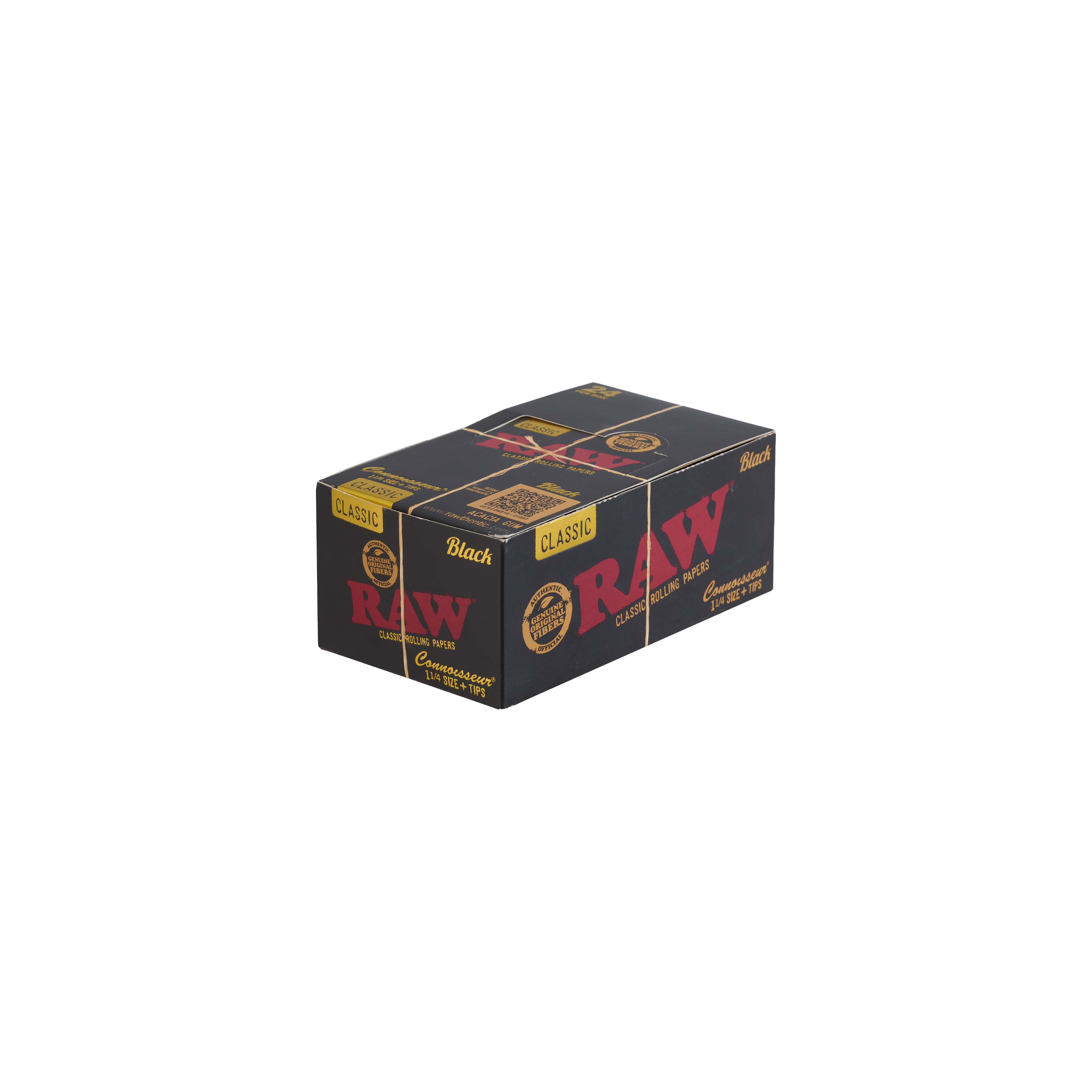 RAW Classic Black 1 1/4 Size