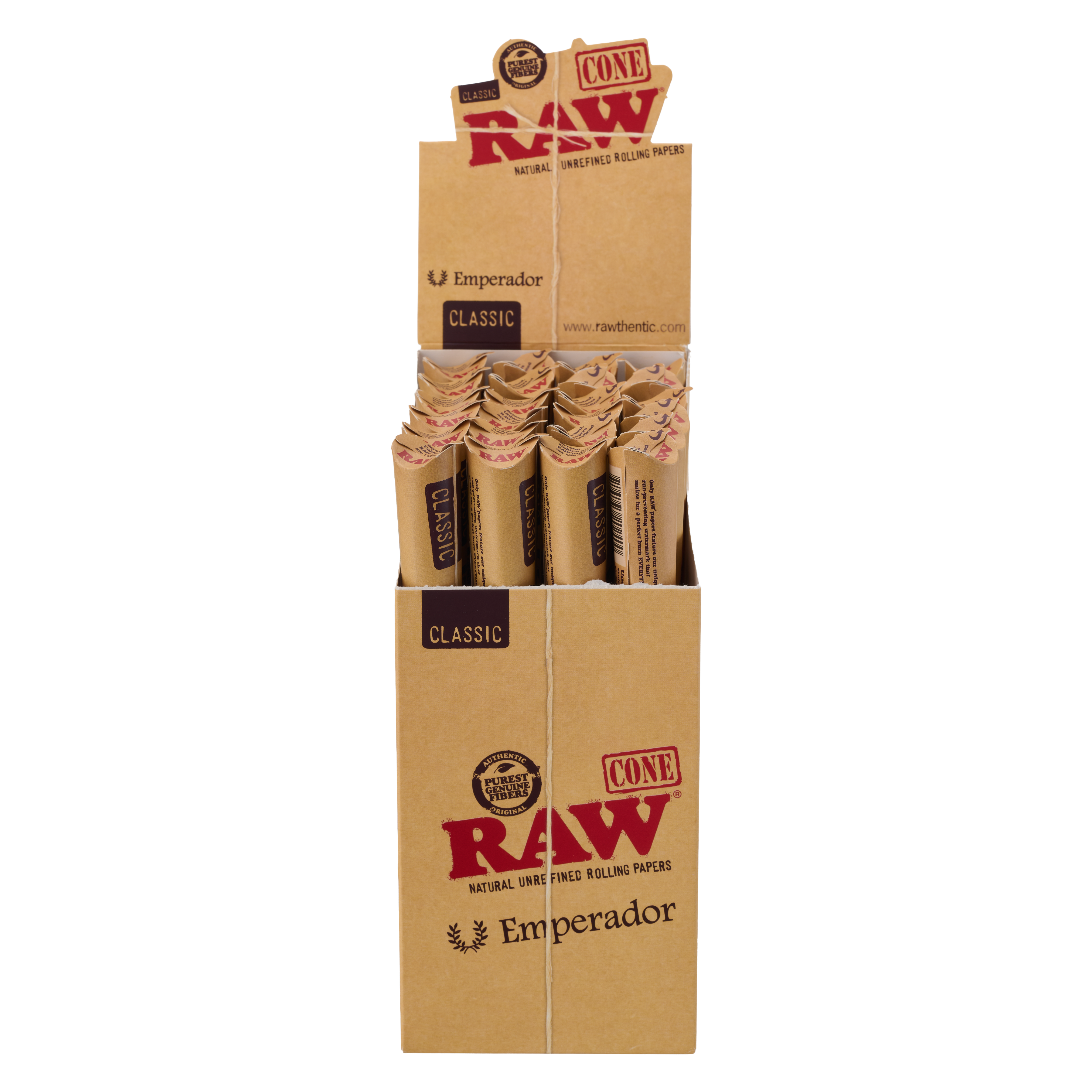Raw Emperador Cones (24 Pack)