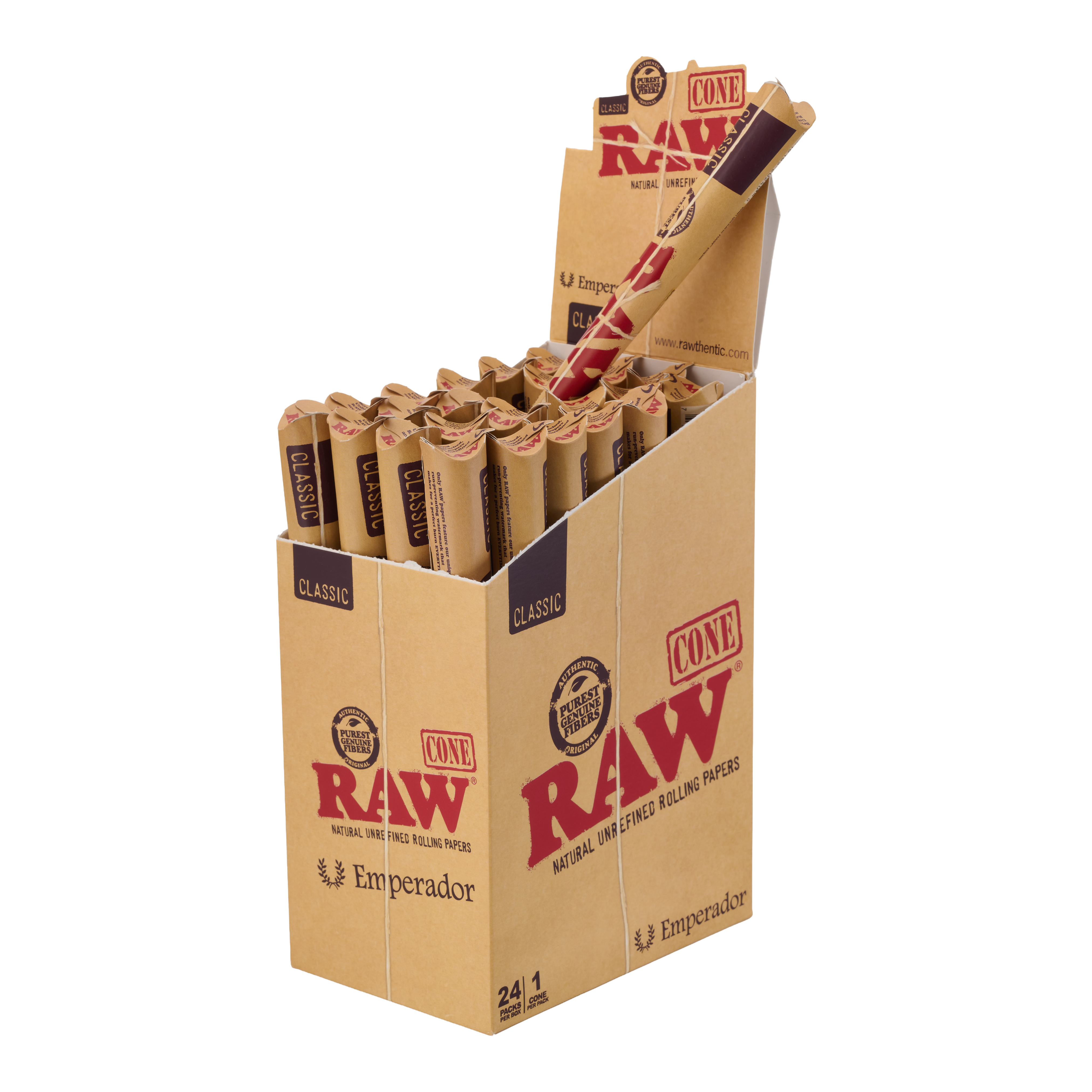 Raw Emperador Cones (24 Pack)