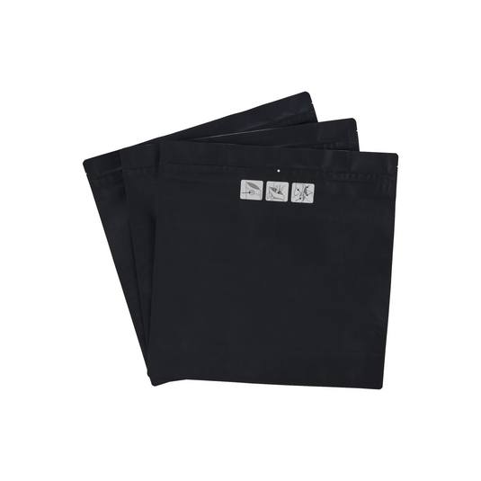 500g CR Mylar Bag – Black