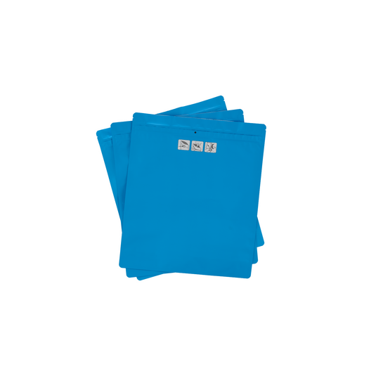500g CR Mylar Bag – Blue