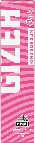 GIZEH All Pink King Size Slim + Tips
