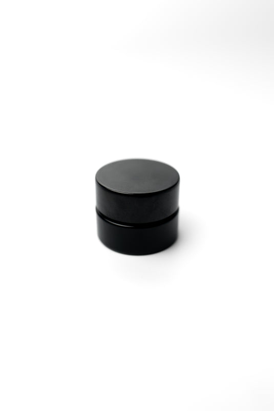 Miron Round Concentrate Jar – Black/Black Lid