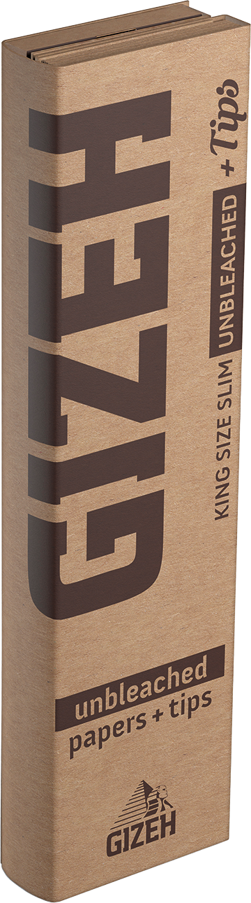 GIZEH Unbleached King Size Slim + Tips