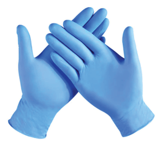 Box of Nitrile 'No Powder' Gloves (Blue)
