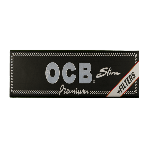 OCB Black Premium Slim King Size (With Tips)