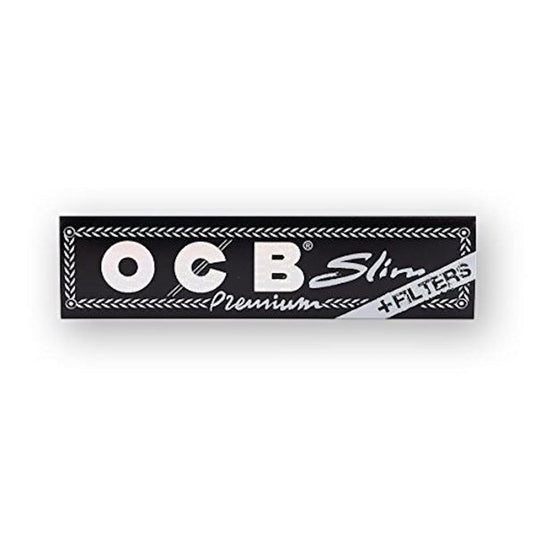 OCB Black Premium Slim King Size (With Tips)
