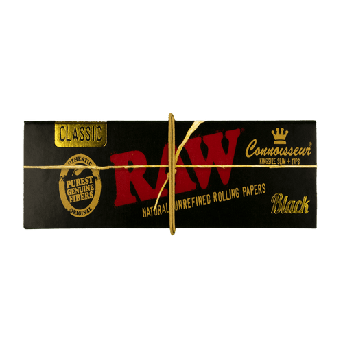 RAW Classic Black King Size (With Tips)