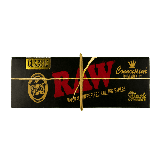 RAW Classic Black King Size (With Tips)