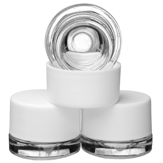 Round Concentrate Jar – White Lid