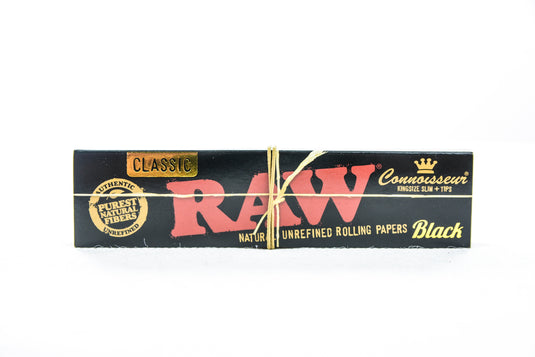 RAW Classic Black King Size (With Tips)